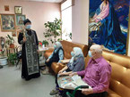 Подробнее о статье Священнослужитель посетил Дом-интернат<br>для престарелых и инвалидов