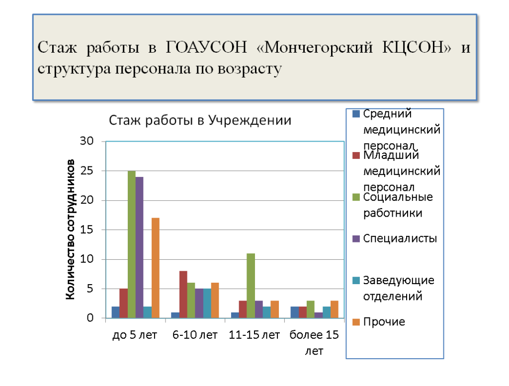 Кадровое обеспечение - Государственное областное автономное учреждение социального  обслуживания населения «МОНЧЕГОРСКИЙ КОМПЛЕКСНЫЙ ЦЕНТР СОЦИАЛЬНОГО  ОБСЛУЖИВАНИЯ НАСЕЛЕНИЯ»