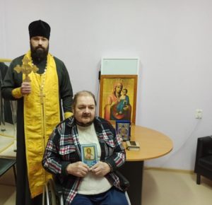 Подробнее о статье Иерей Константин Жданович посетил<br>Дом-интернат для престарелых и инвалидов